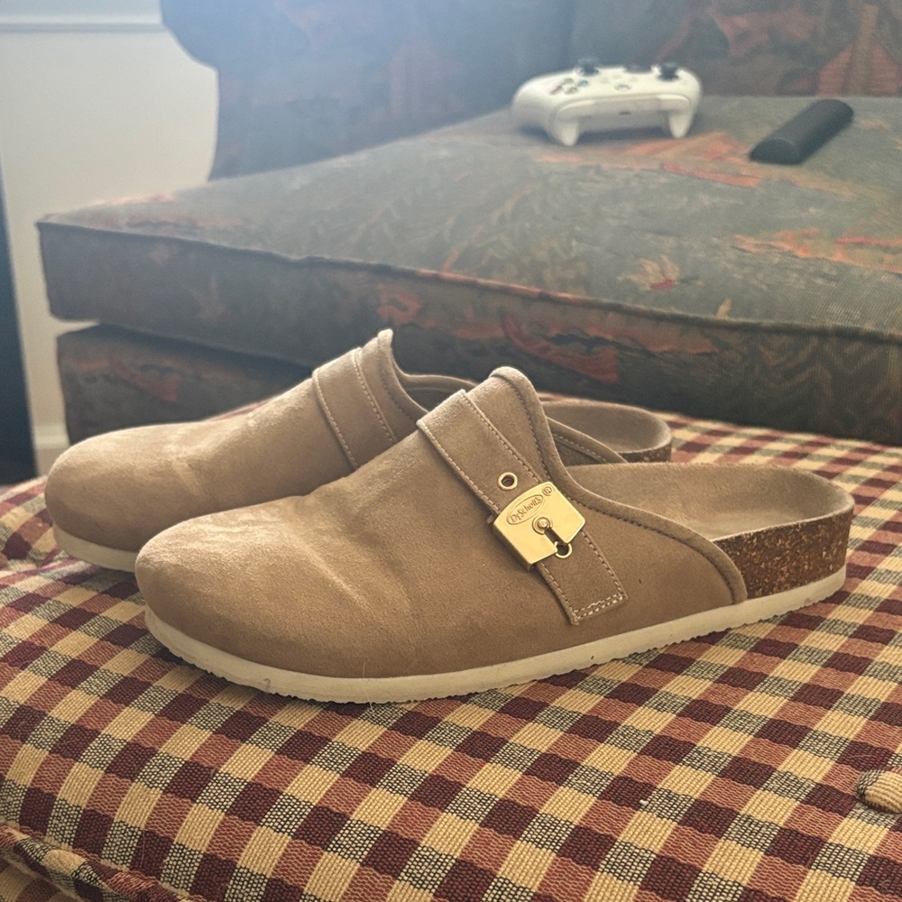Dr. Scholl’s Beige Slip-On Clogs Size 8